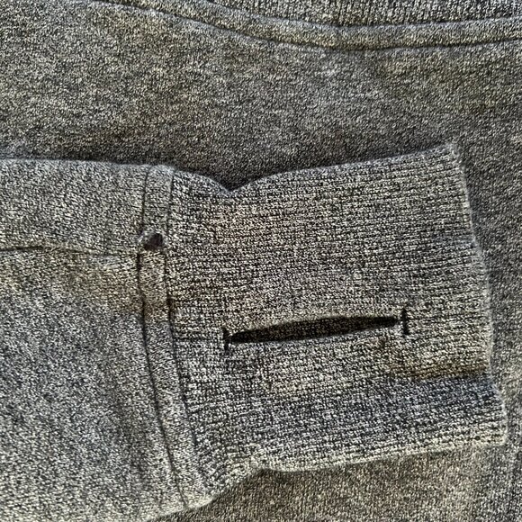 Lululemon Scuba Hoodie II Heathered Black Charcoal Zip Up Hoodie Women’s Size 4 - Picture 12 of 13